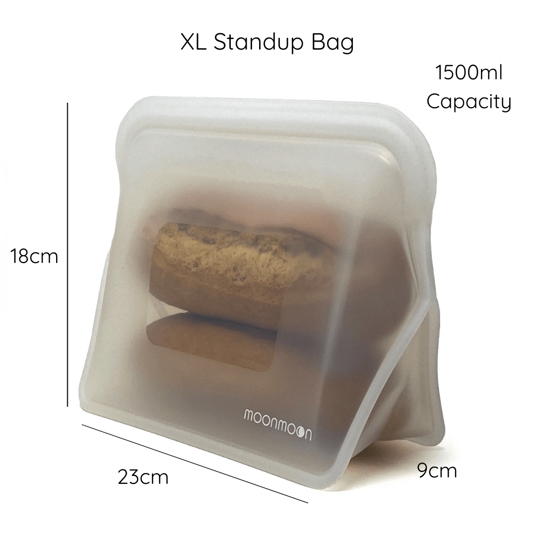 2 - pk XL gjennomsiktige silikonposer - Lev Logisk