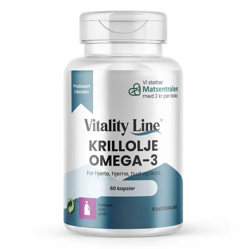 Vitality Line Krill Olje Omega 3 60kaps