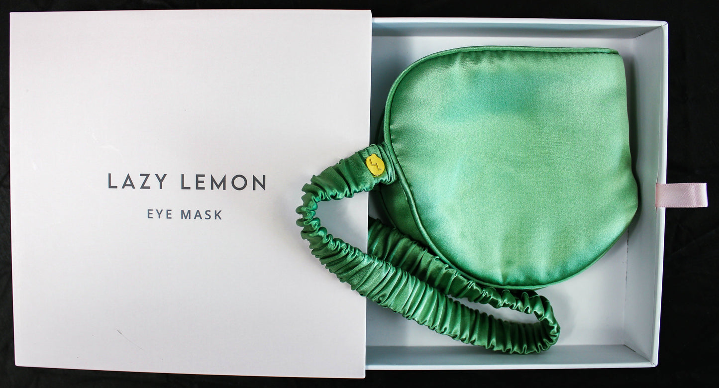 Grønn Sovemaske Silke