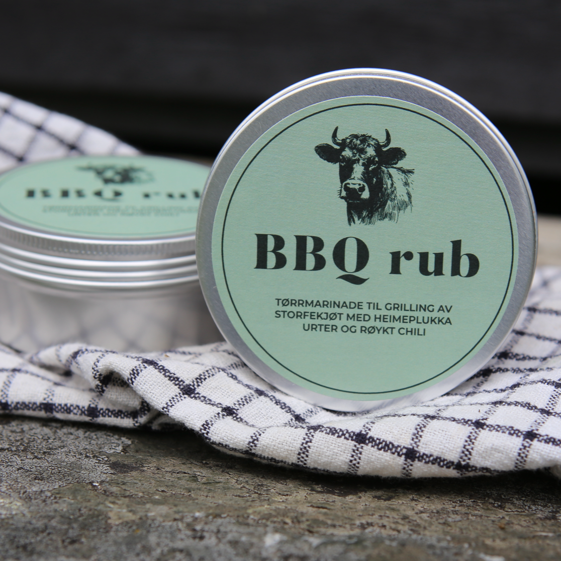 BBQ rub til storfe – med heimeplukka urter og røykt chili