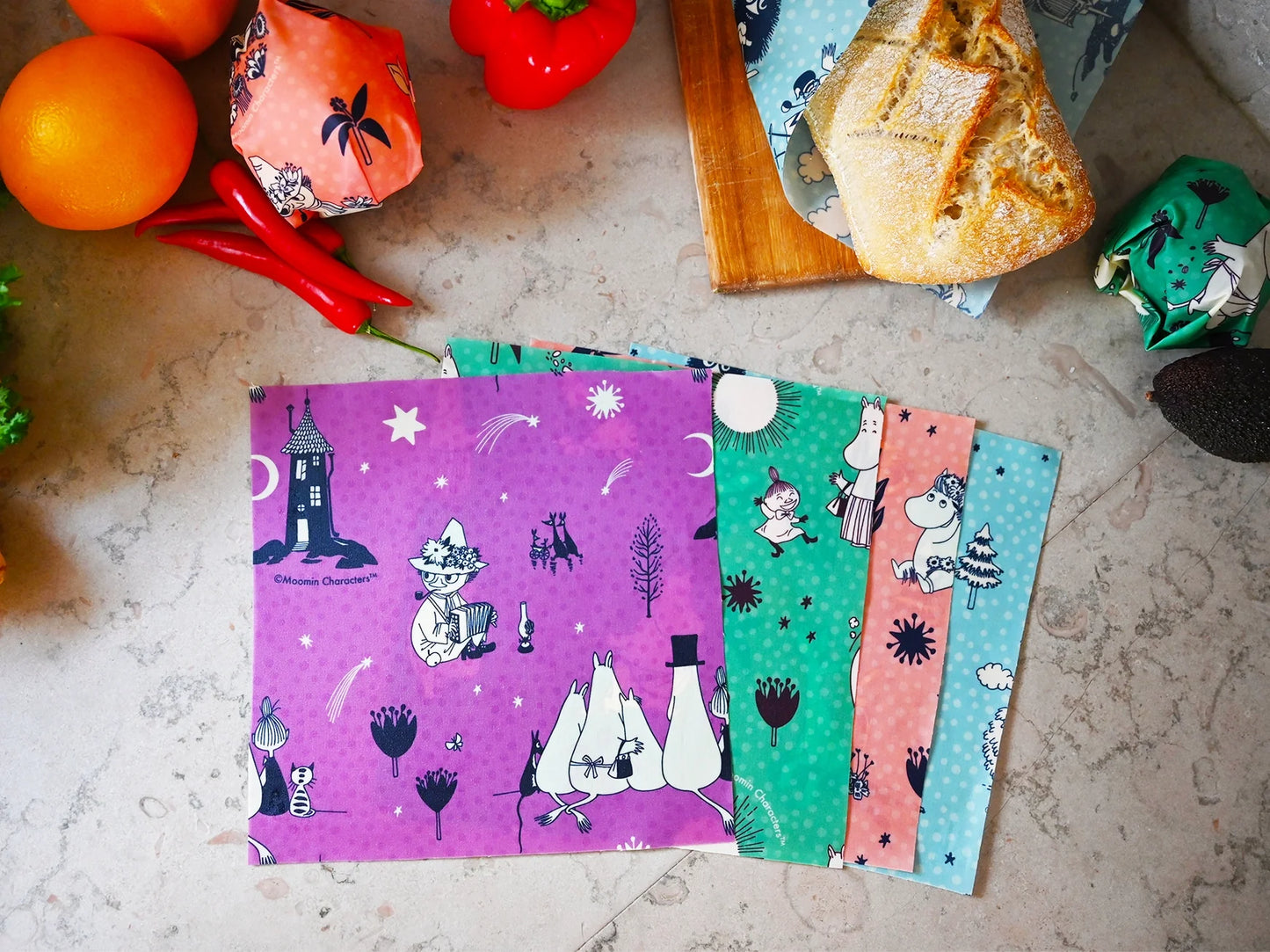 Moomin by G&L- bivoksark "Enjoying nature" 3 pk