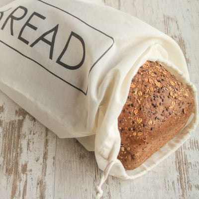 Brødpose økologisk bomull - BREAD - Lev Logisk