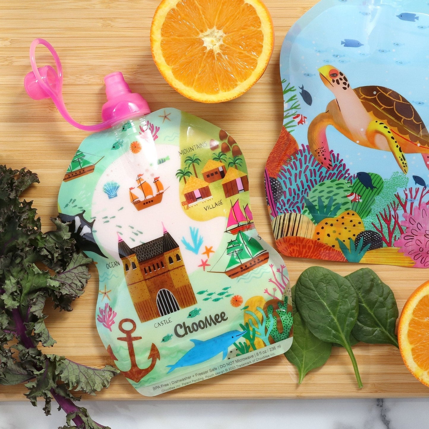 ChooMee store smoothieposer 6 pk SeaLife - Lev Logisk