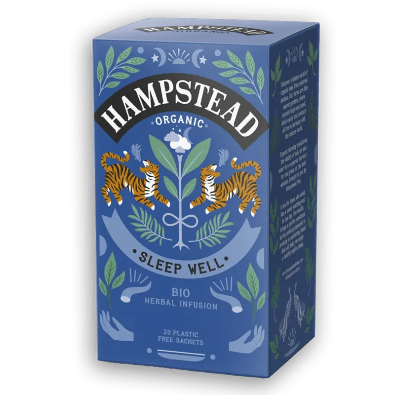 Hampstead Tea økologisk sov godt 20 poser fra Lev Logisk