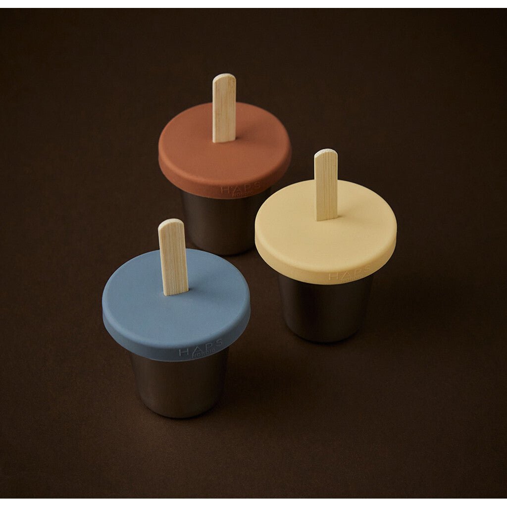 Haps MINI ispinneformer i rustfritt stål 4 - pk - velg farge - Lev Logisk