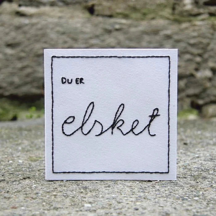 Hillcraft lite kort "Du er elsket" - Lev Logisk
