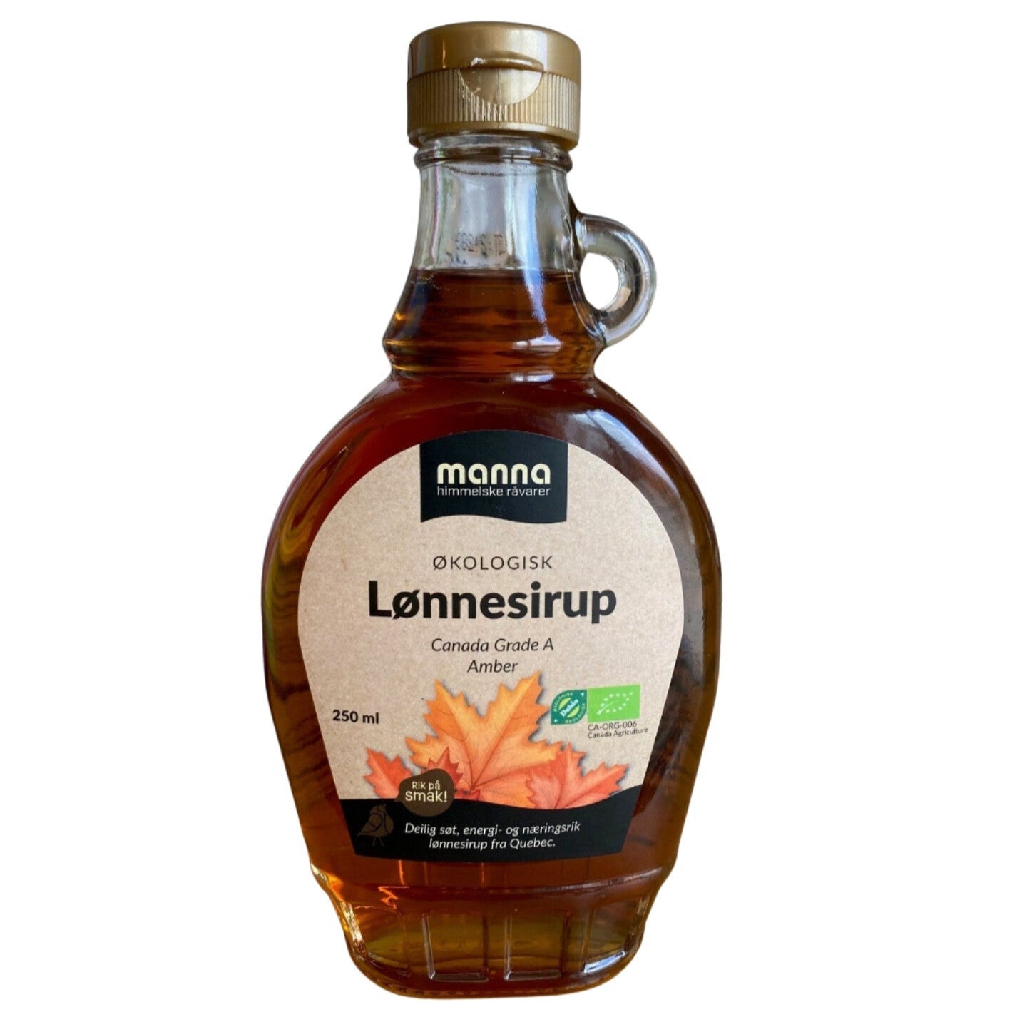 Manna økologisk lønnesirup 250 ml - Lev Logisk