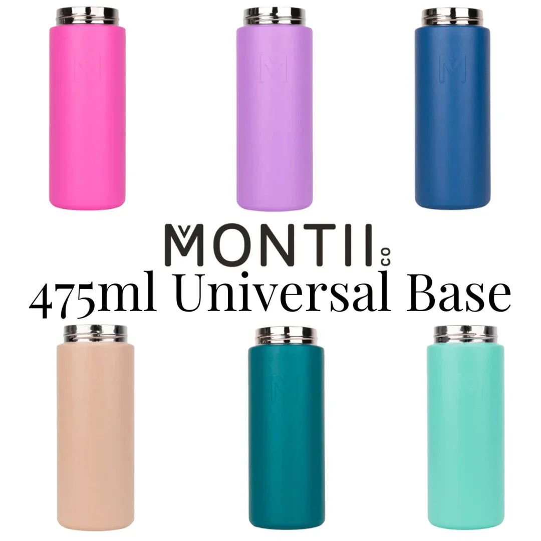 Montii flaske BASE - 475 ml (medium) - velg farge - Lev Logisk