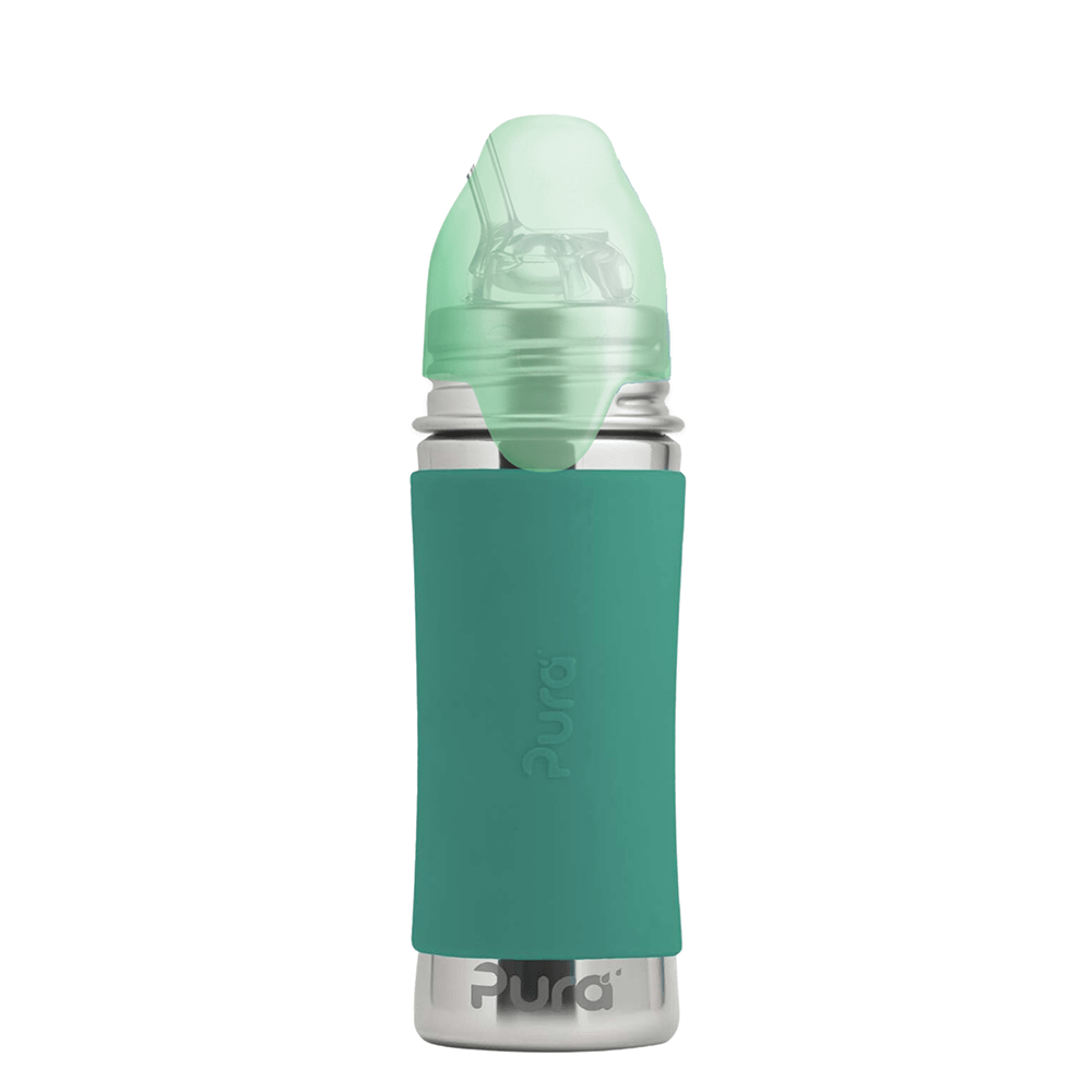 Pura KIDDO sugerørflaske 325 ml - Mint - Lev Logisk