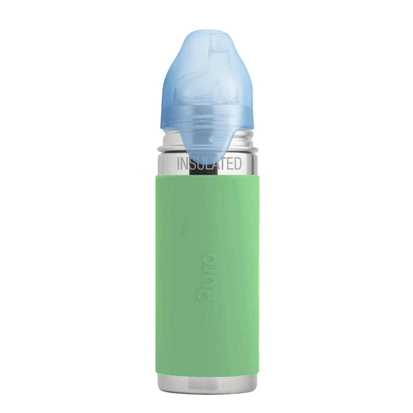 Pura Kiki ISOLERT sippyflaske 260 ml - Moss - Lev Logisk