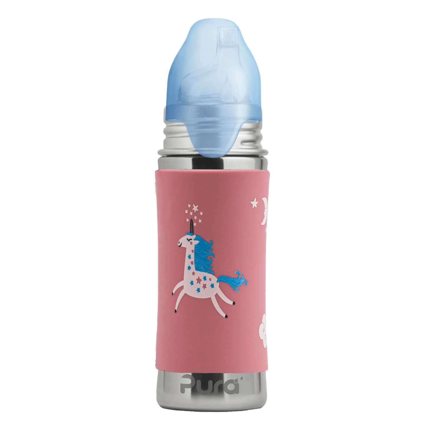 Pura Kiki sippyflaske 325 ml - Unicorn - Lev Logisk