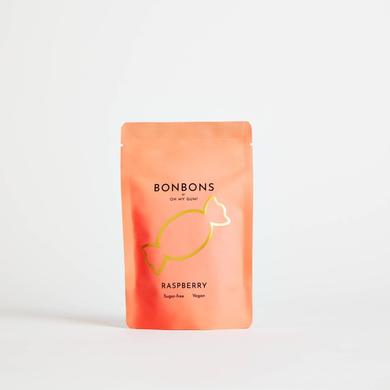 Raspberry Bonbons by OH MY GUM! - Sukkerfrie drops fra Lev Logisk