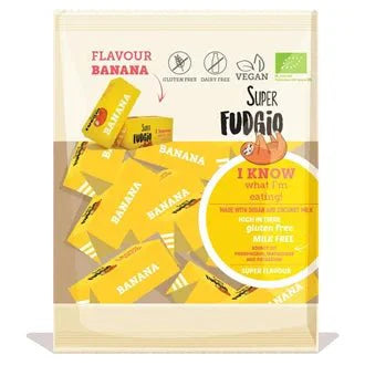 Super Fudgio banan 150 gr fra Lev Logisk