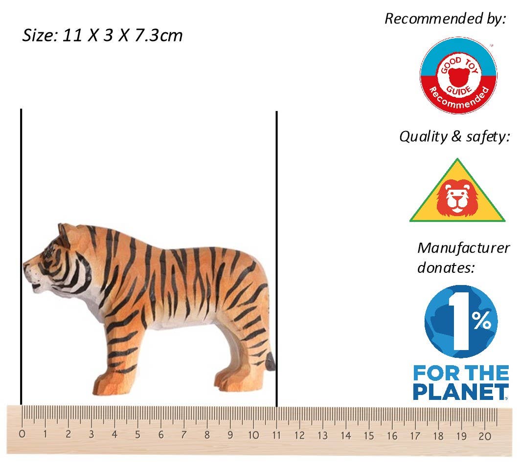 Wudimals® Tiger i tre - Lev Logisk
