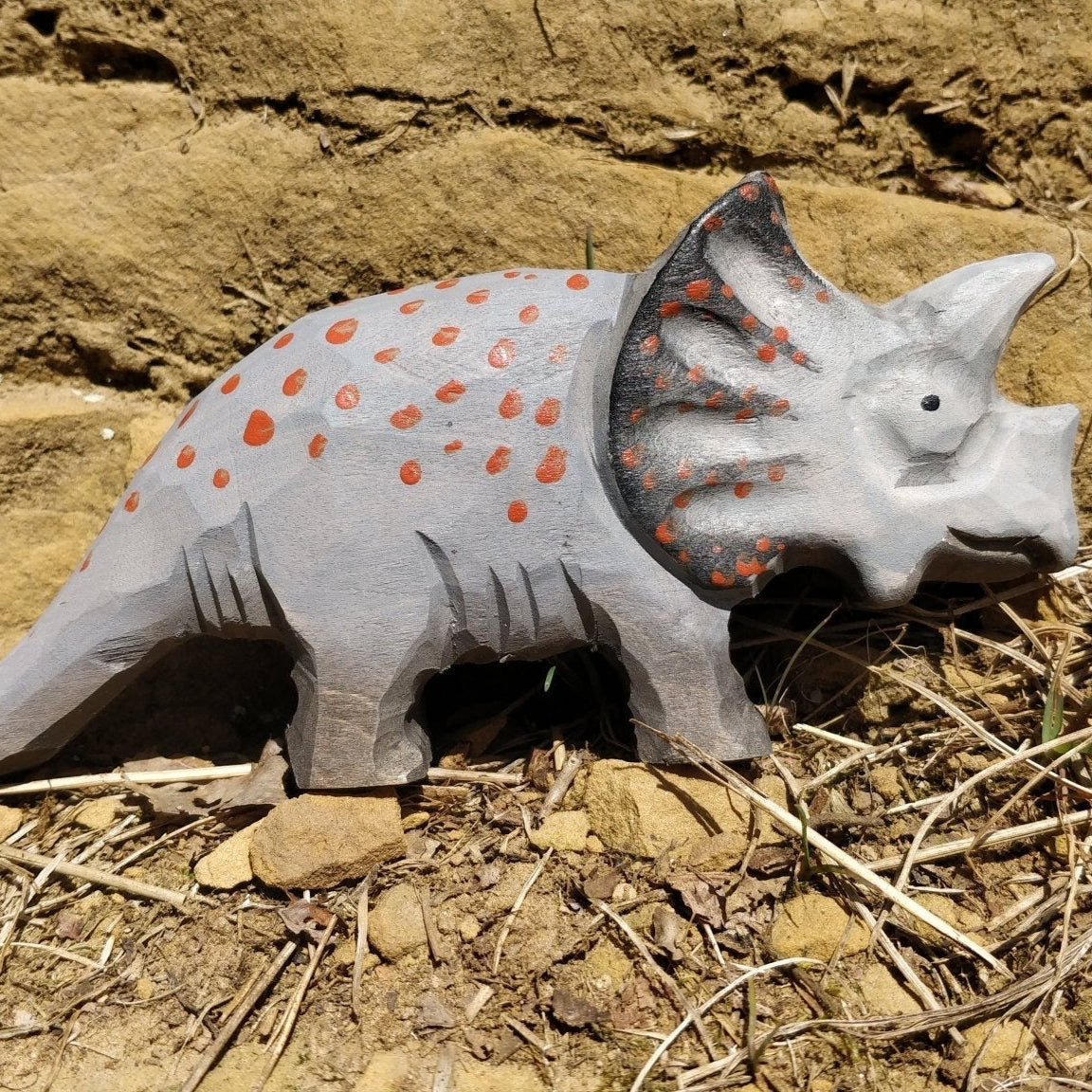 Wudimals® Triceratops i tre fra Lev Logisk