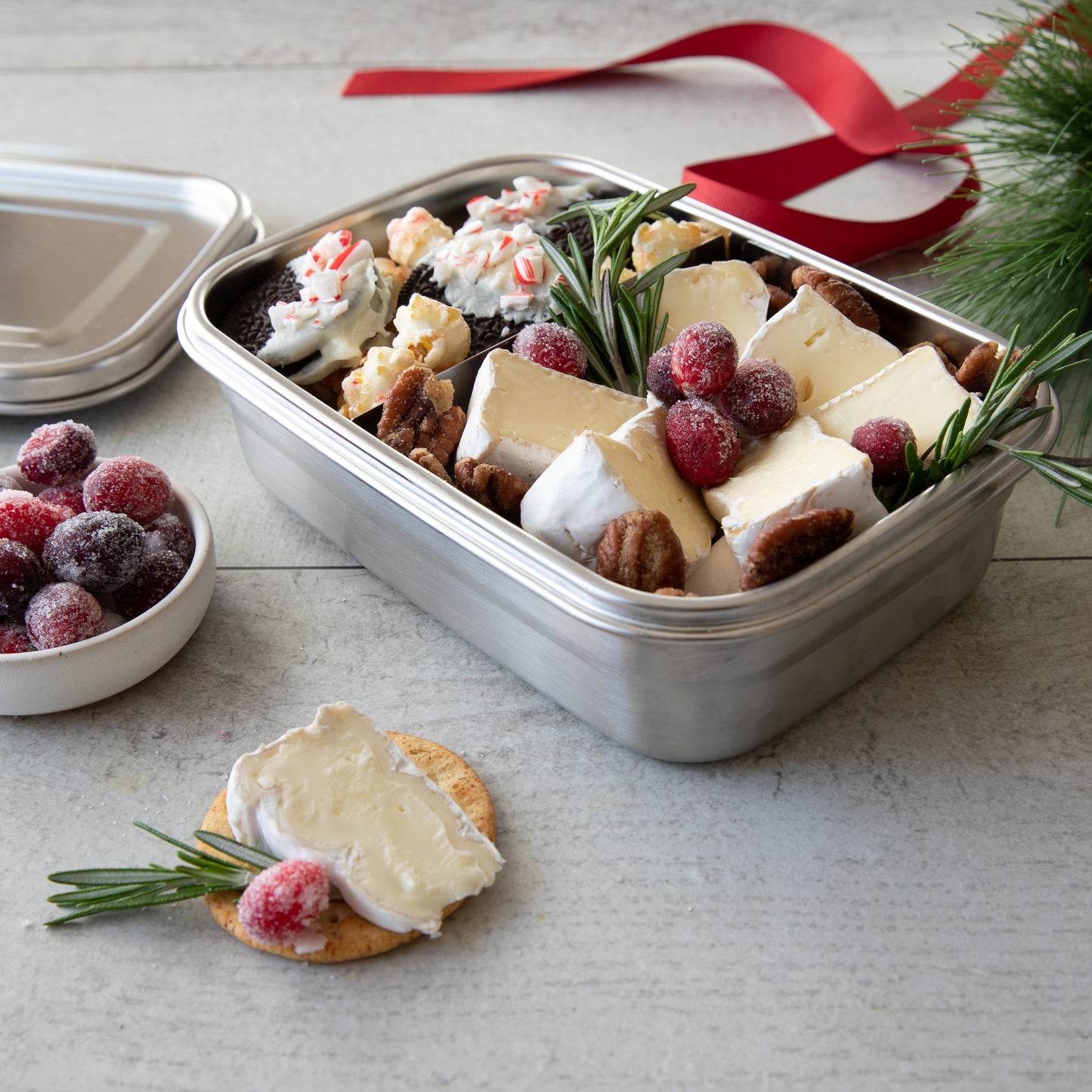 Minimal matboks i rustfritt stål 1260 ml