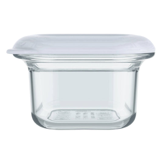 2 - pk 180 ml småbokser i silikon - Clear - Lev Logisk