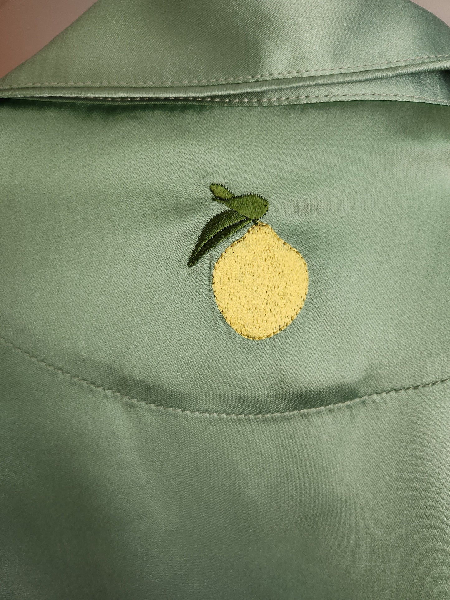 Grønn Pysjamas Silke - Limited edition