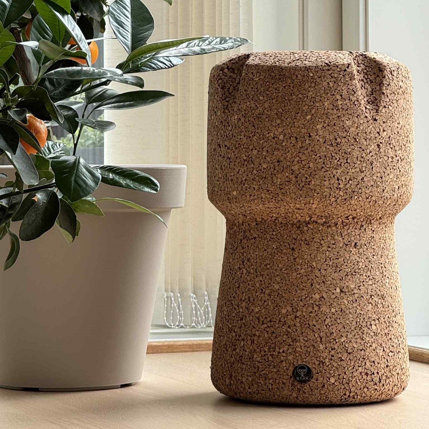 Krakk av resirkulert kork