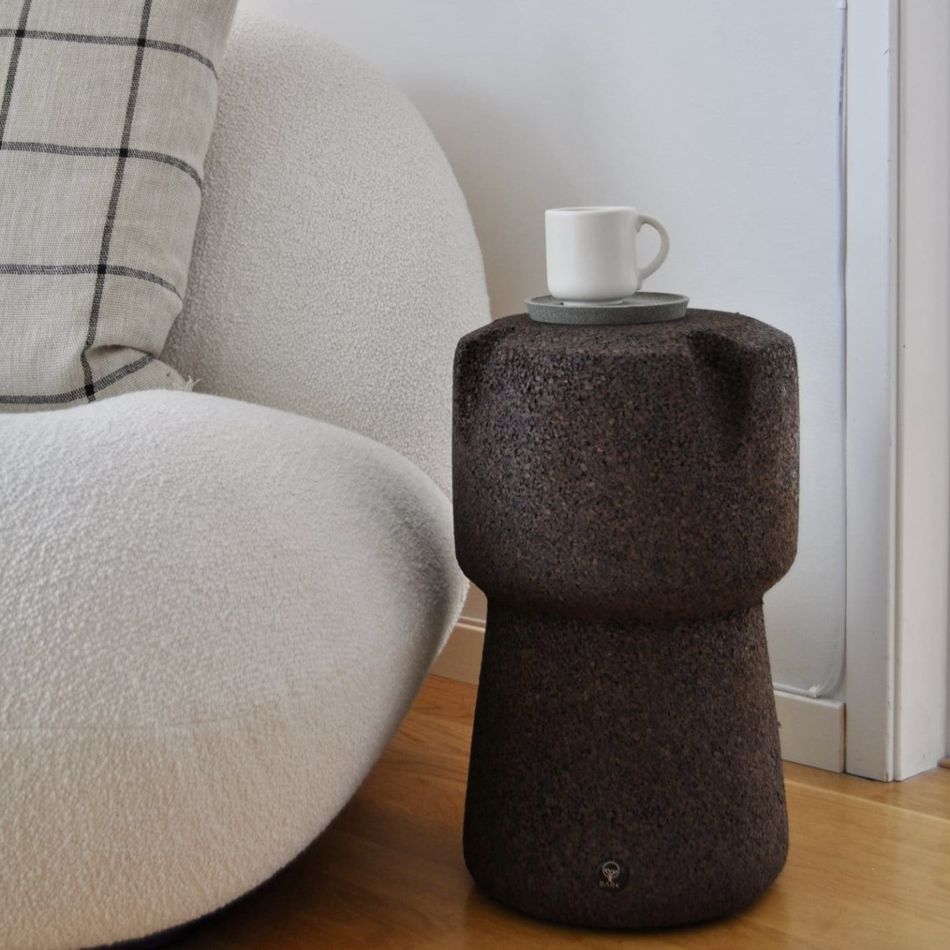 Krakk av resirkulert kork