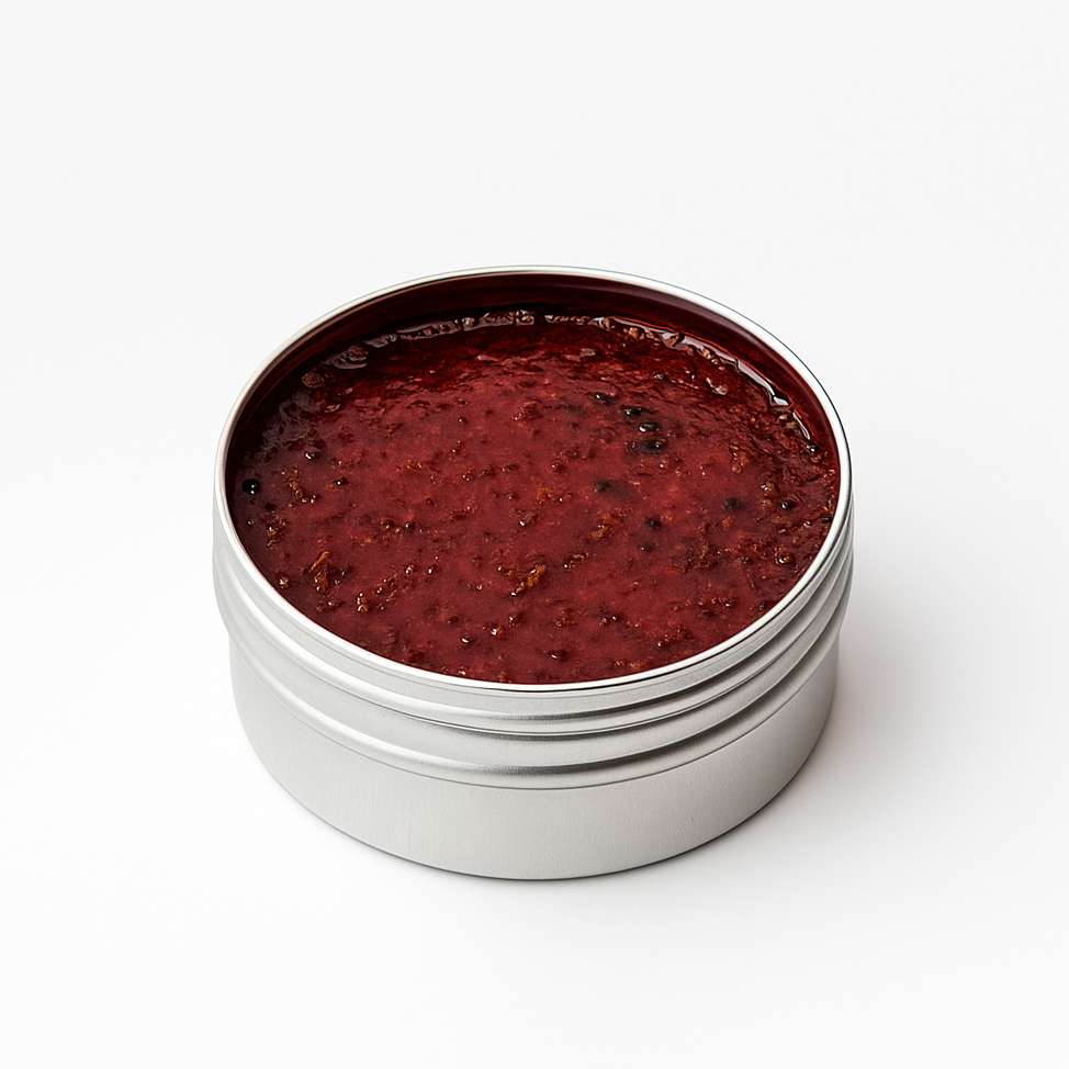 Ansiktsmaske - Hibiskus og indisk stikkelsbær