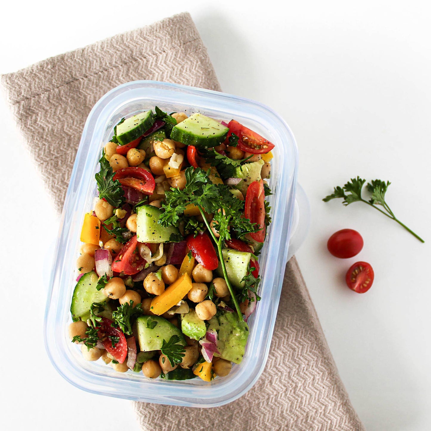 460ml sammenleggbar boks i silikon - Clear - Lev Logisk