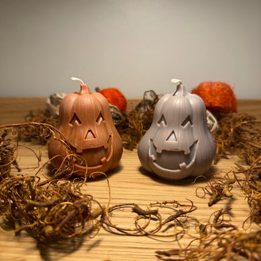 Pumpkin candle