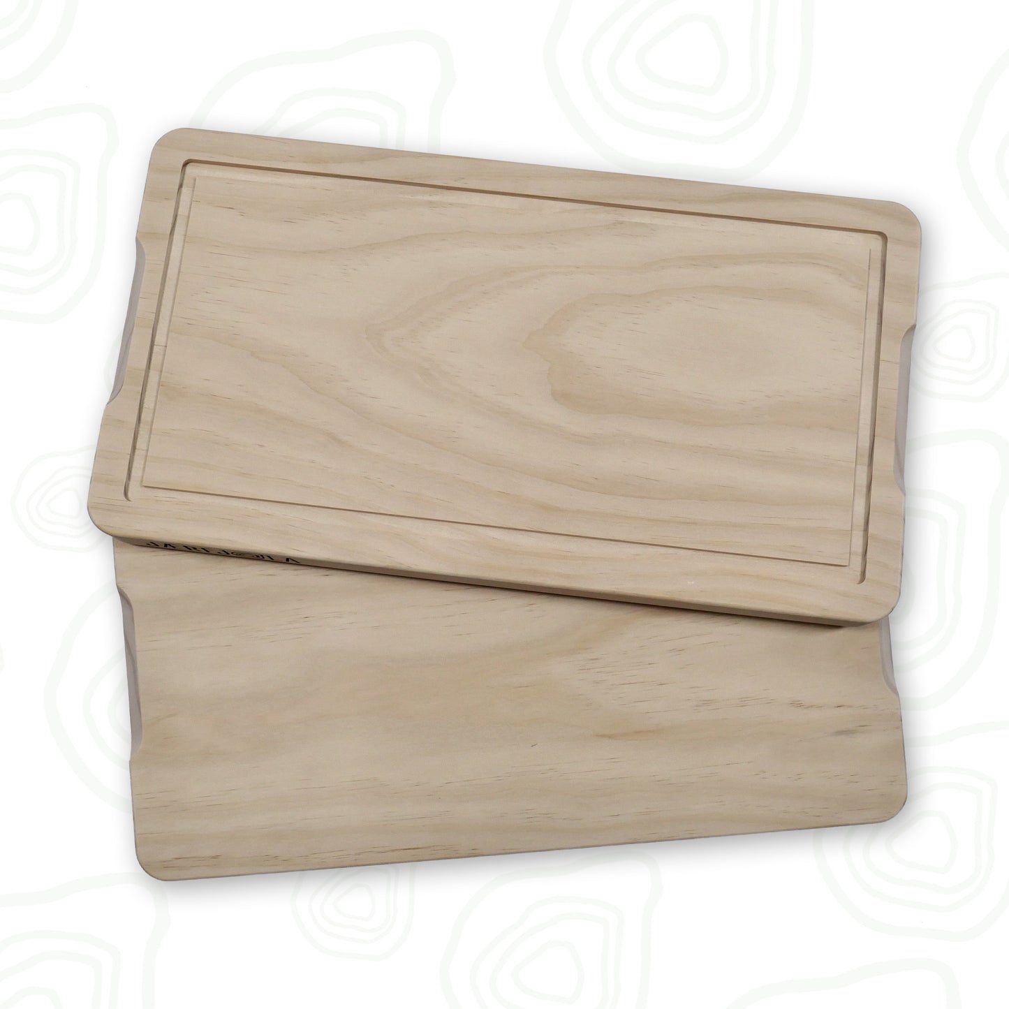 600b - Skjærefjøl Chef - 450x245x30mm m/blodrand - The organic way