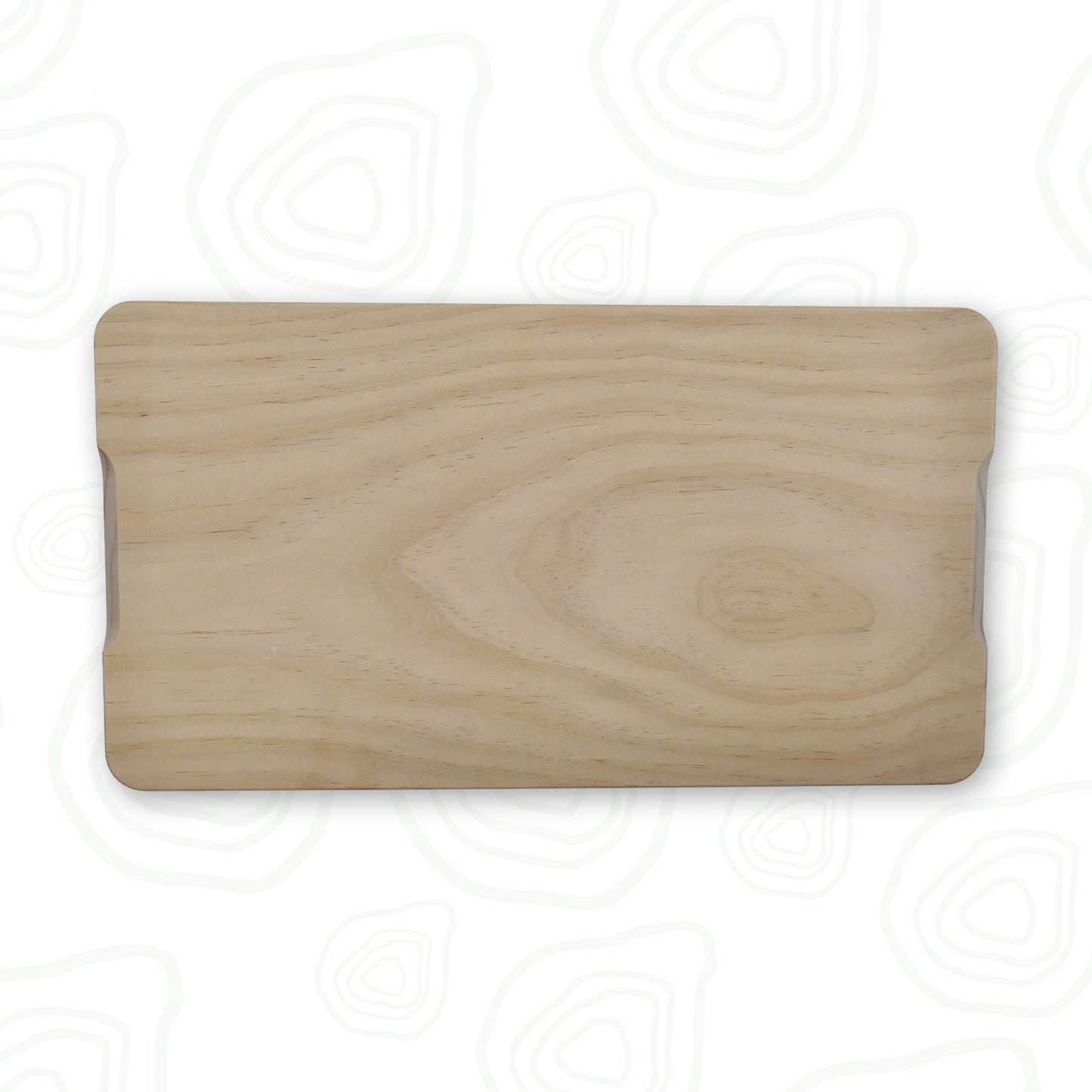 600b - Skjærefjøl Chef - 450x245x30mm m/blodrand - The organic way