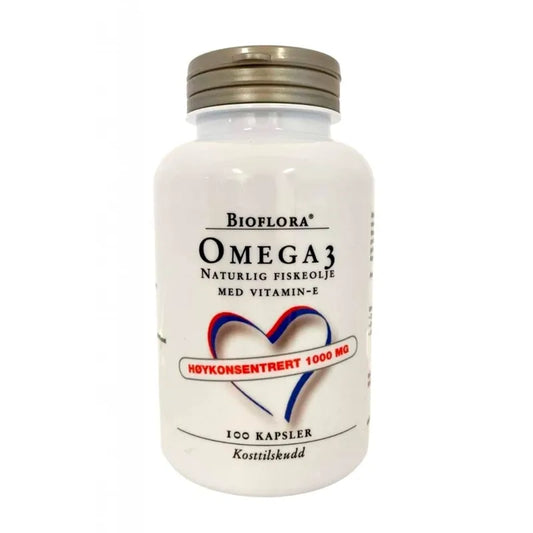 Omega-3 1000mg 100 kapsler Bioflora