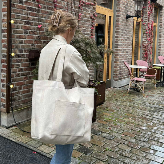 Stor hverdags- og weekendveske av korkskinn