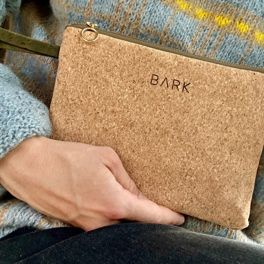 Clutch av korkskinn