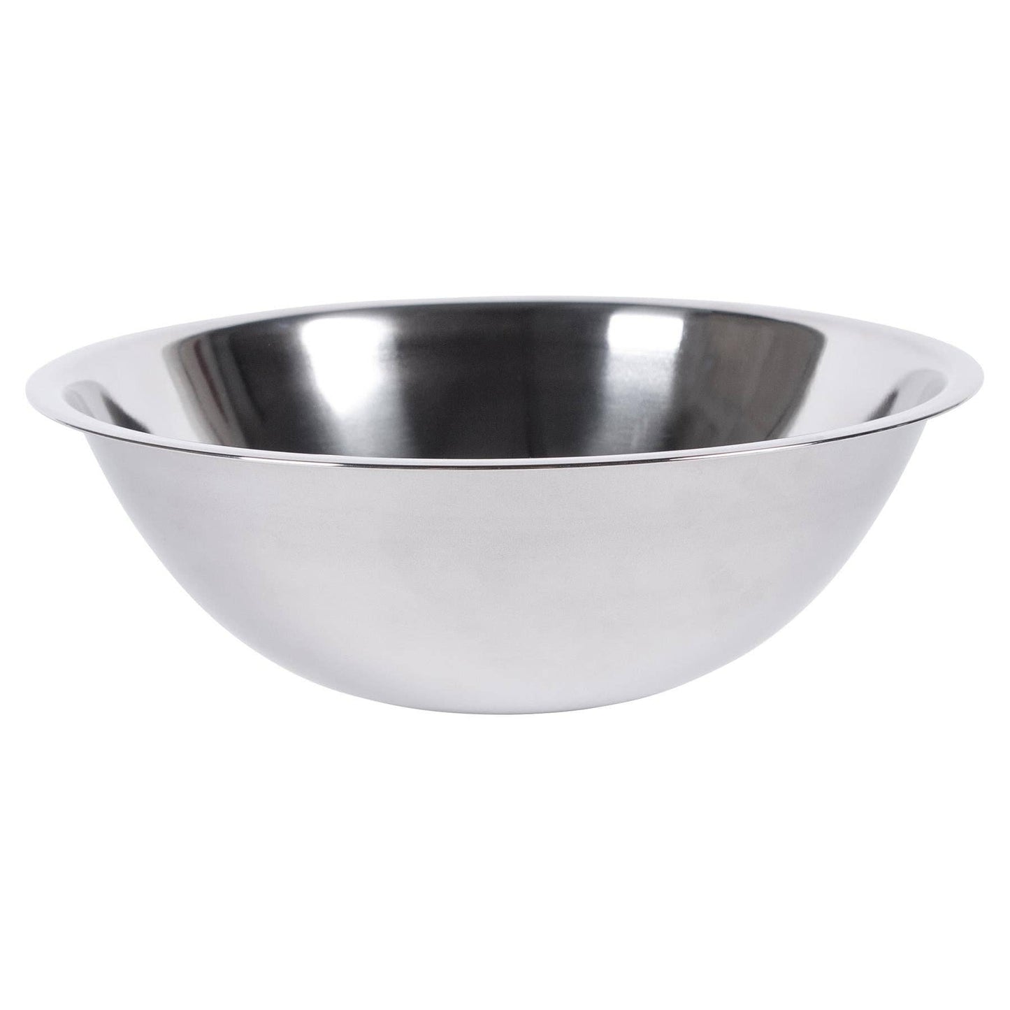Bakeboller i rustfritt stål fra argon tableware-Frontbilde av bakebolle i metall 3,6Liter. Bærekraftig og miljøvennlig valg