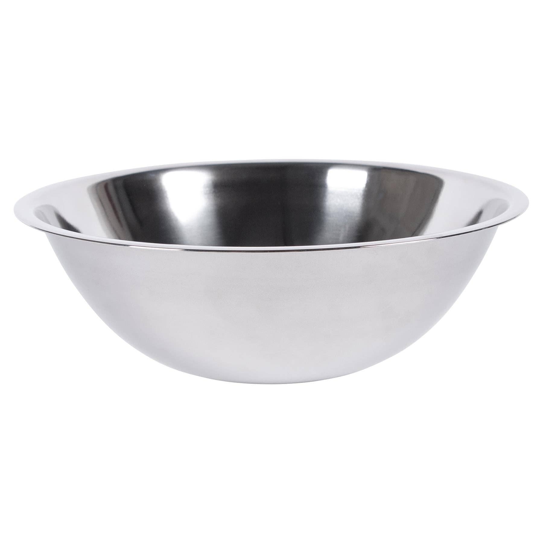 Bakeboller i rustfritt stål fra argon tableware-Frontbilde av bakebolle i metall 3,6Liter. Bærekraftig og miljøvennlig valg
