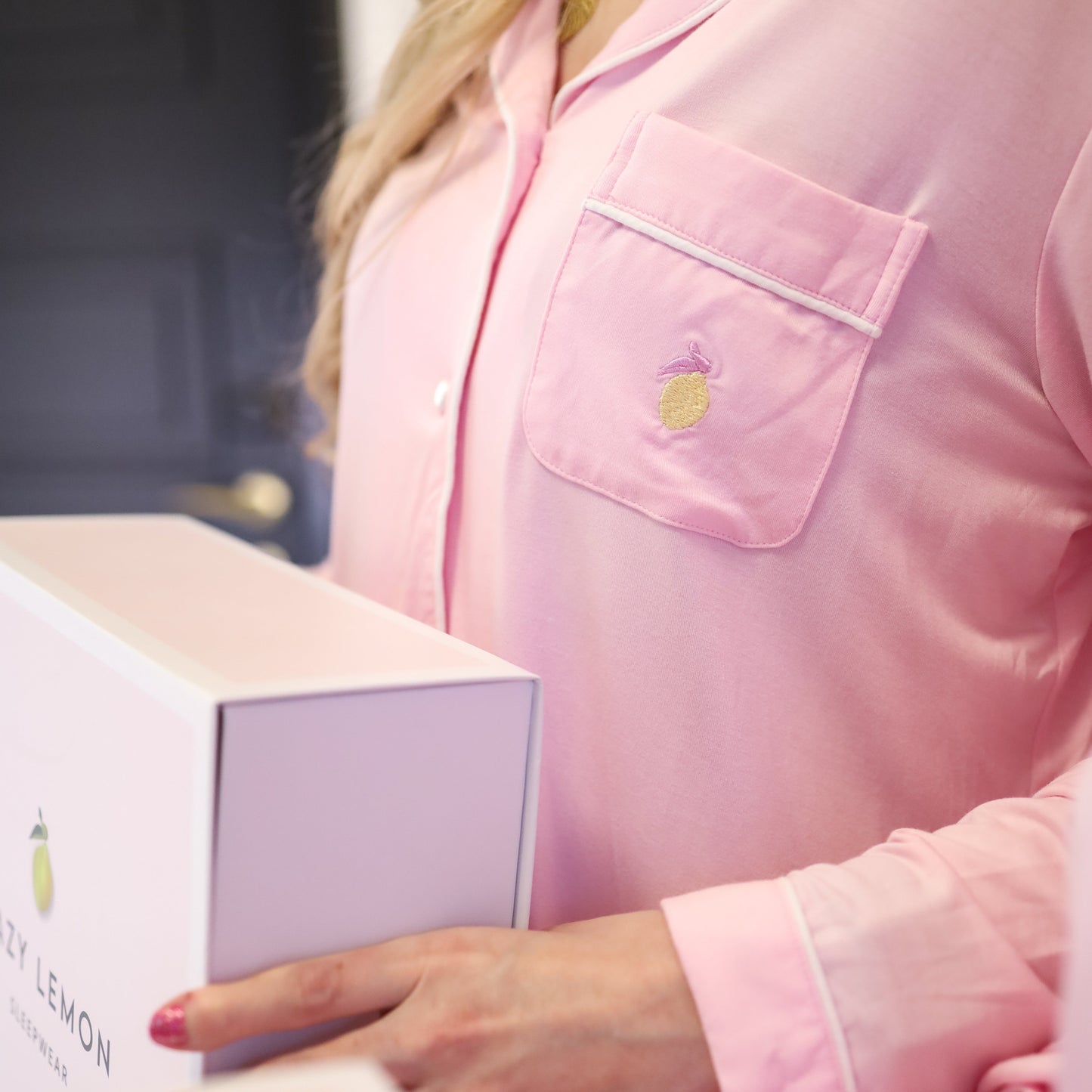 Rosa Bambus Pysjamas