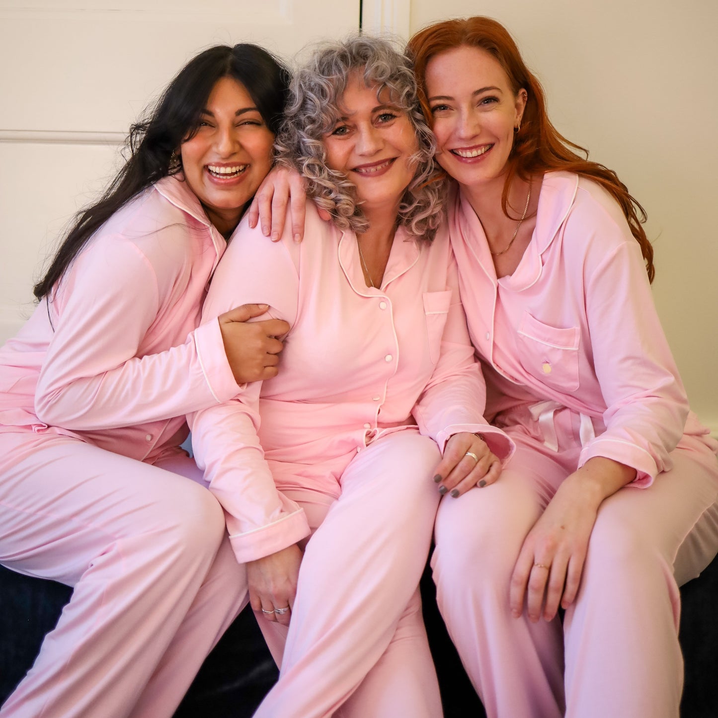 Rosa Bambus Pysjamas