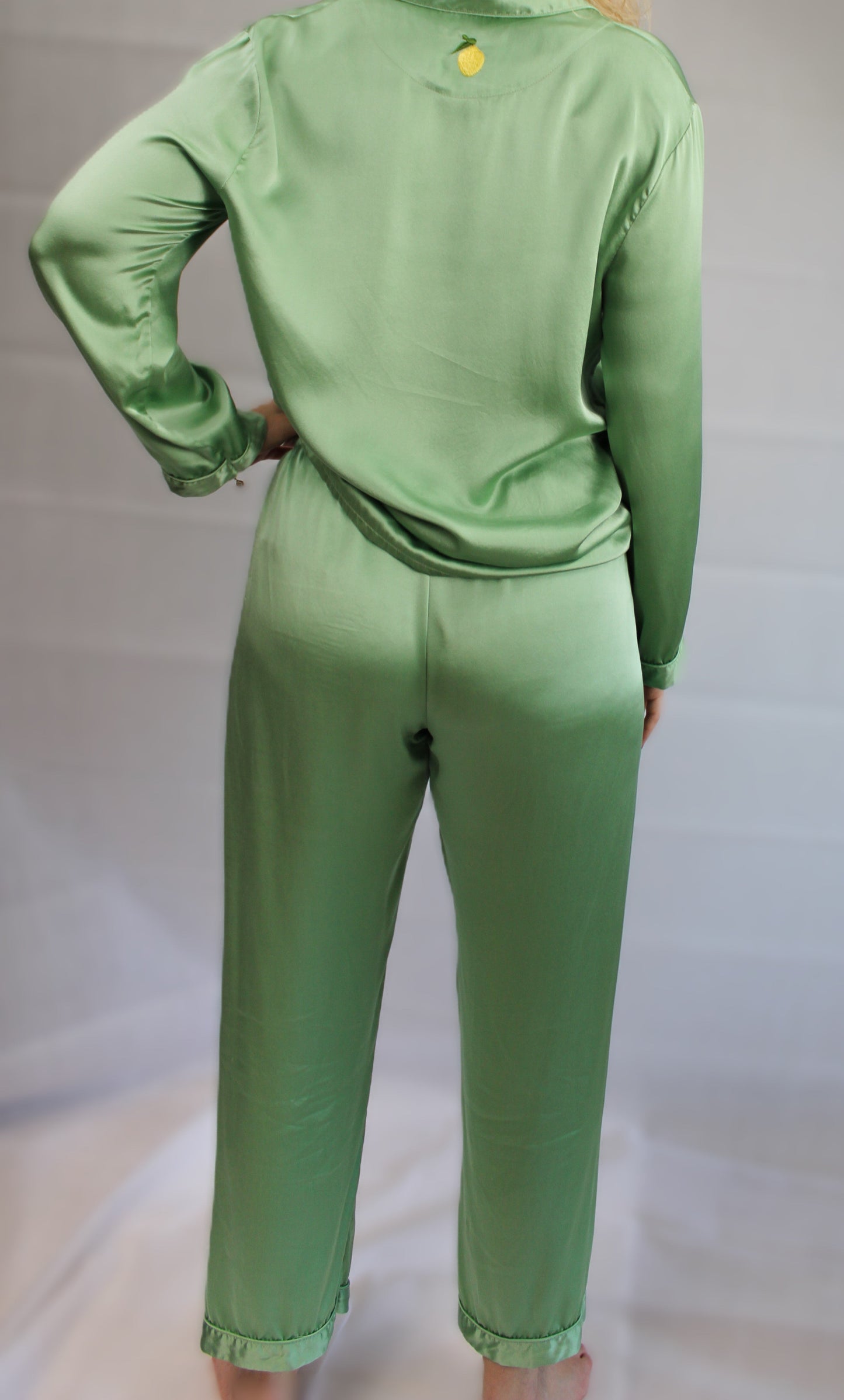 Grønn Pysjamas Silke - Limited edition