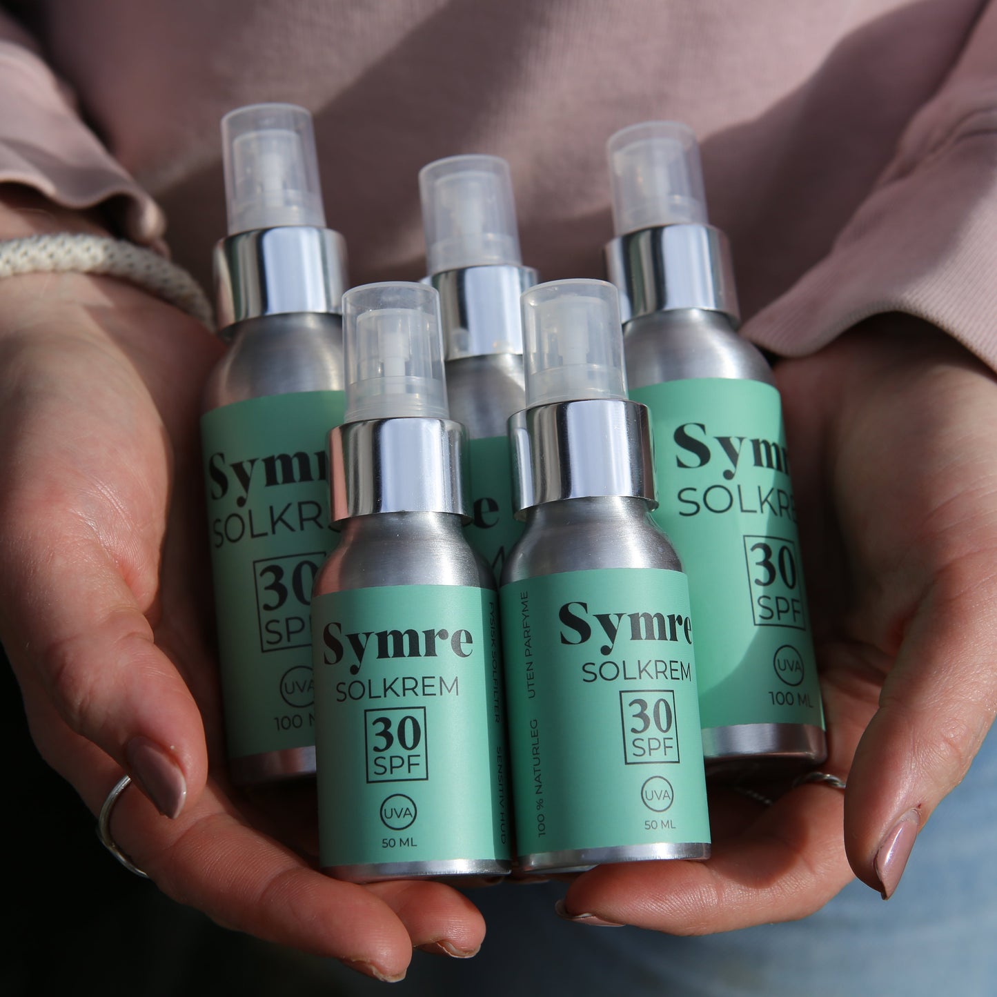 Solkrem 30 naturell – 100 % naturleg, parfymefri, ingen skumle stoff!