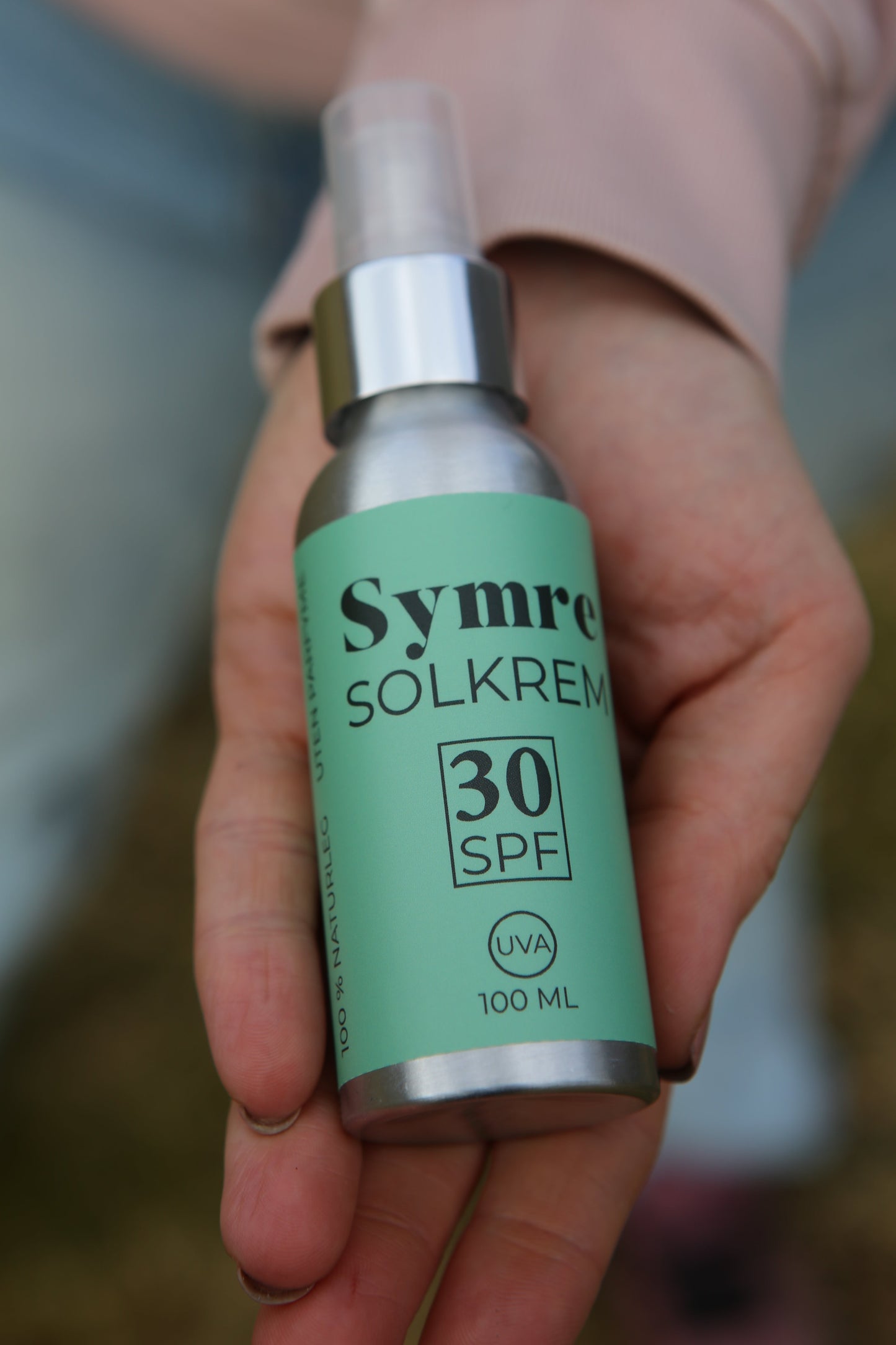 Solkrem 30 naturell – 100 % naturleg, parfymefri, ingen skumle stoff!
