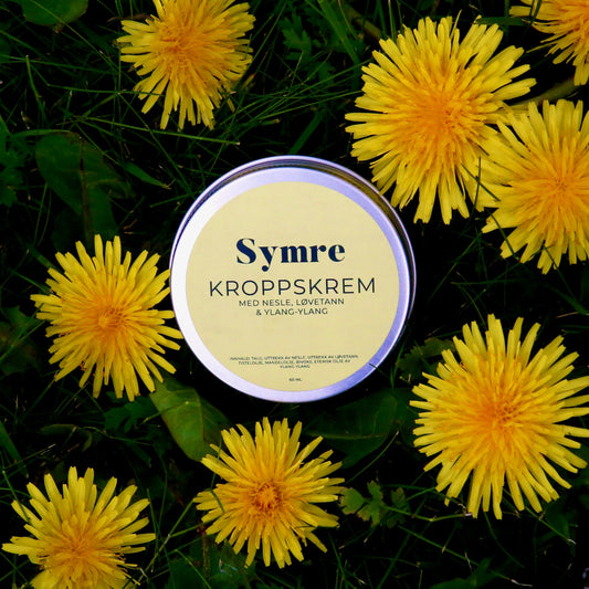 Kroppskrem med nesle, løvetann og ylang-ylang