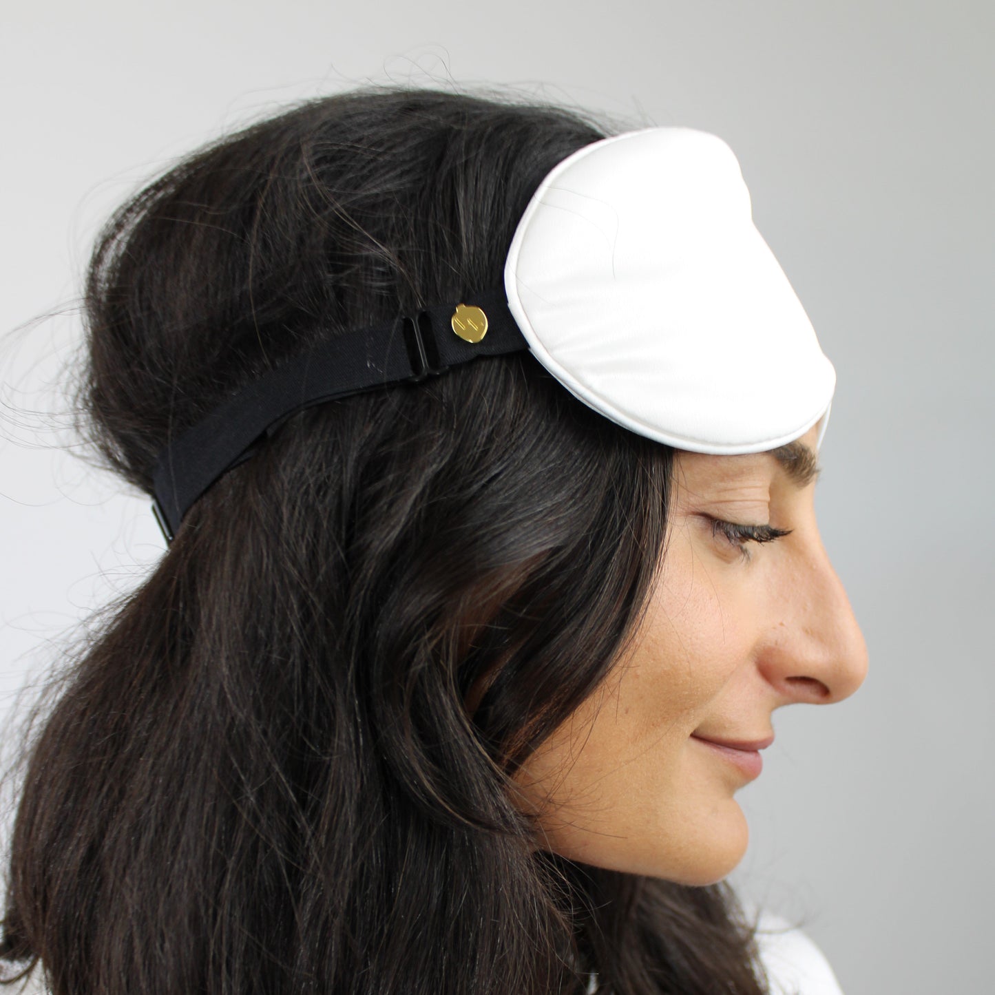 Hvit Sovemaske Silke