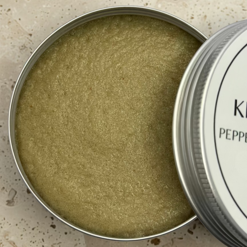 Kroppsskrubb - Peppermynte og grønn leire