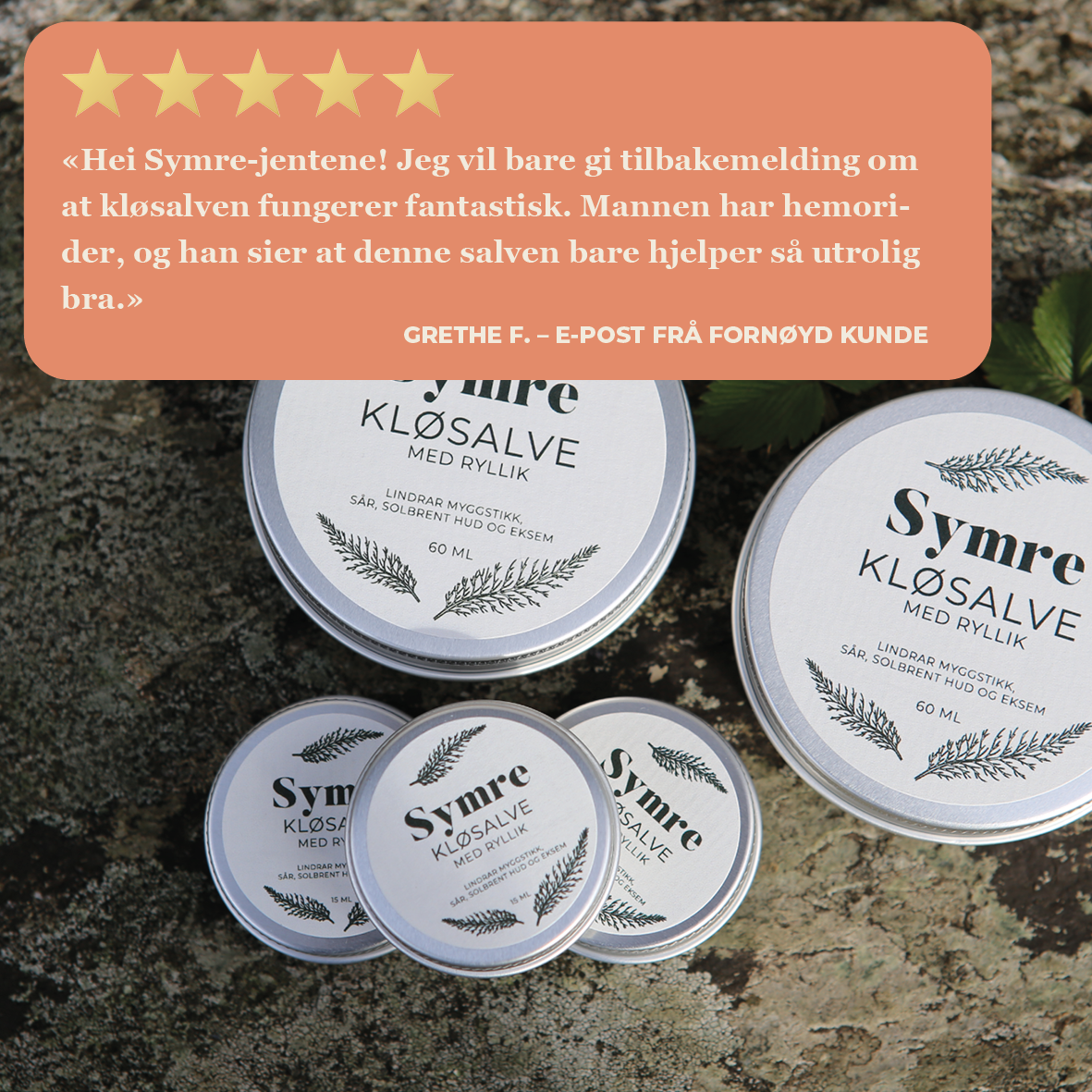 Kløsalve – til insektsstikk, eksem, underlivsplager, solbrent hud