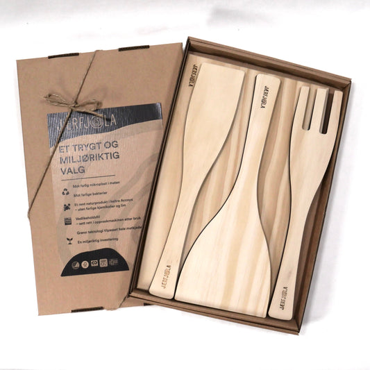 Pakke 40: Sleiver x3 og Skjærefjøl - The organic way