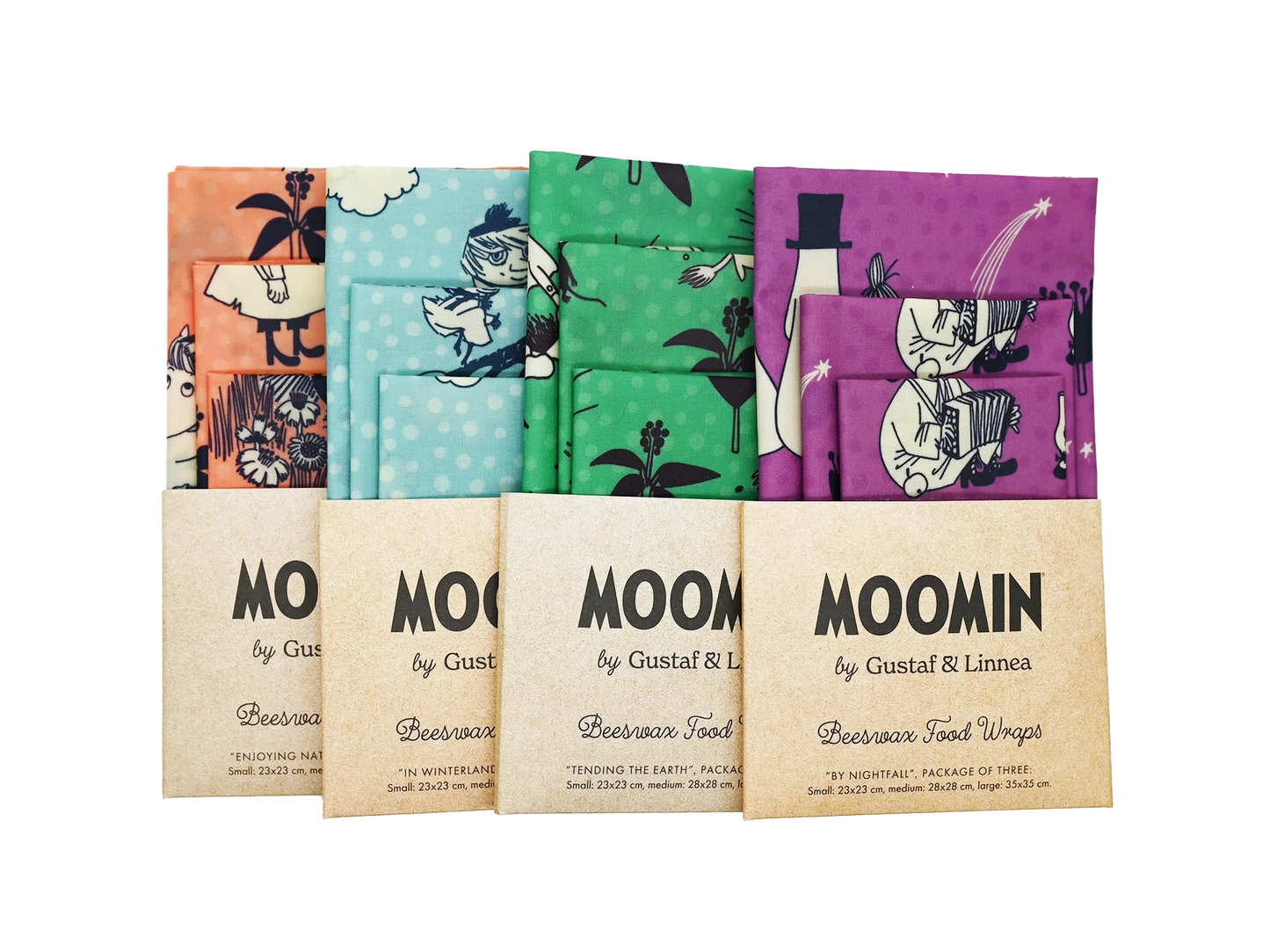 Moomin by G&L- bivoksark "Enjoying nature" 3 pk