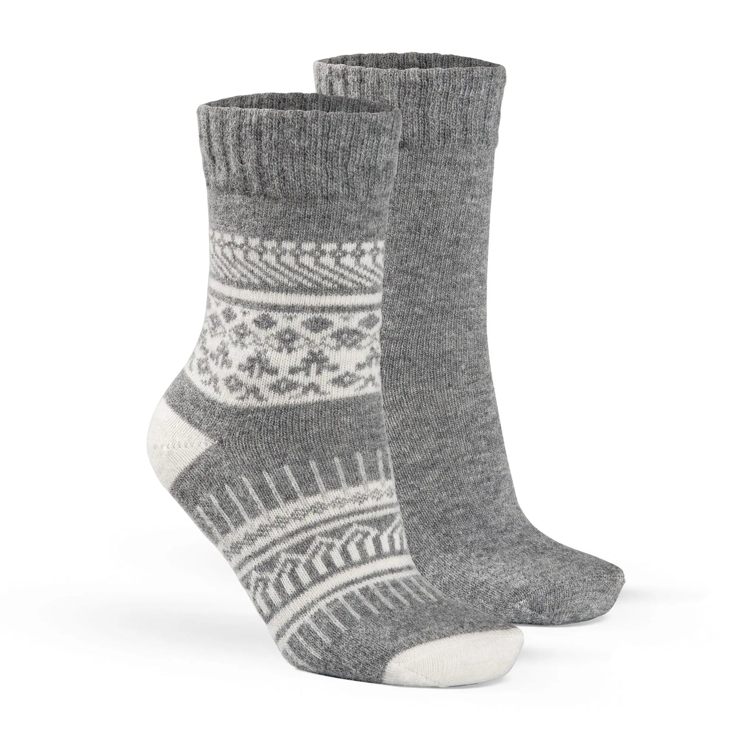 Alpaca Hygge sokker 2-pk -Grå-