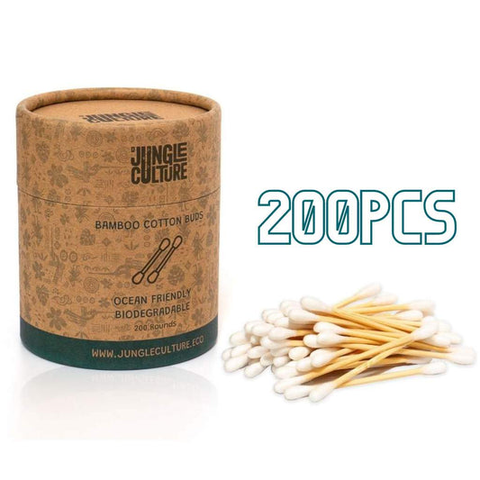 Bambus qtips 200 stk - Lev Logisk