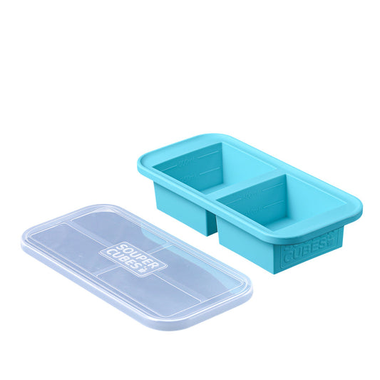 Souper cubes silikonform 2 x 500 ml Blue