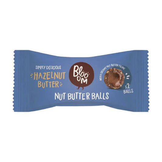 Blooom energy balls med hasselnøttsmak - Lev Logisk