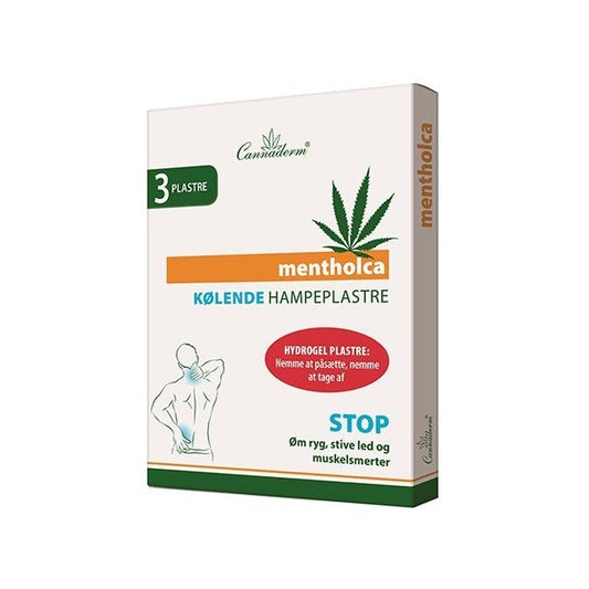Cannaderm KJØLENDE smerteplaster med hamp - Lev Logisk